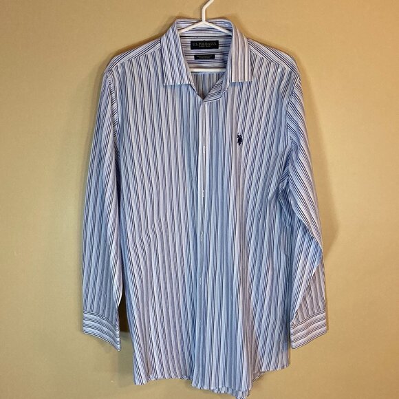 #151 Men’s U.S. Polo Assn. Dress Shirt, Size 17 34/35 - Picture 1 of 7